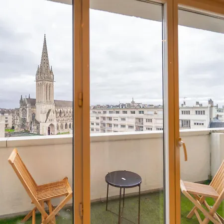 Апартаменты Appt Premium Centre Chateau Terrasse 2 6p Vue Exceptionnelle *
