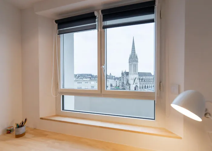 Appt Premium Centre Chateau Terrasse 2 6p Vue Exceptionnelle Apartmán Caen